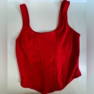 Red Corset Top